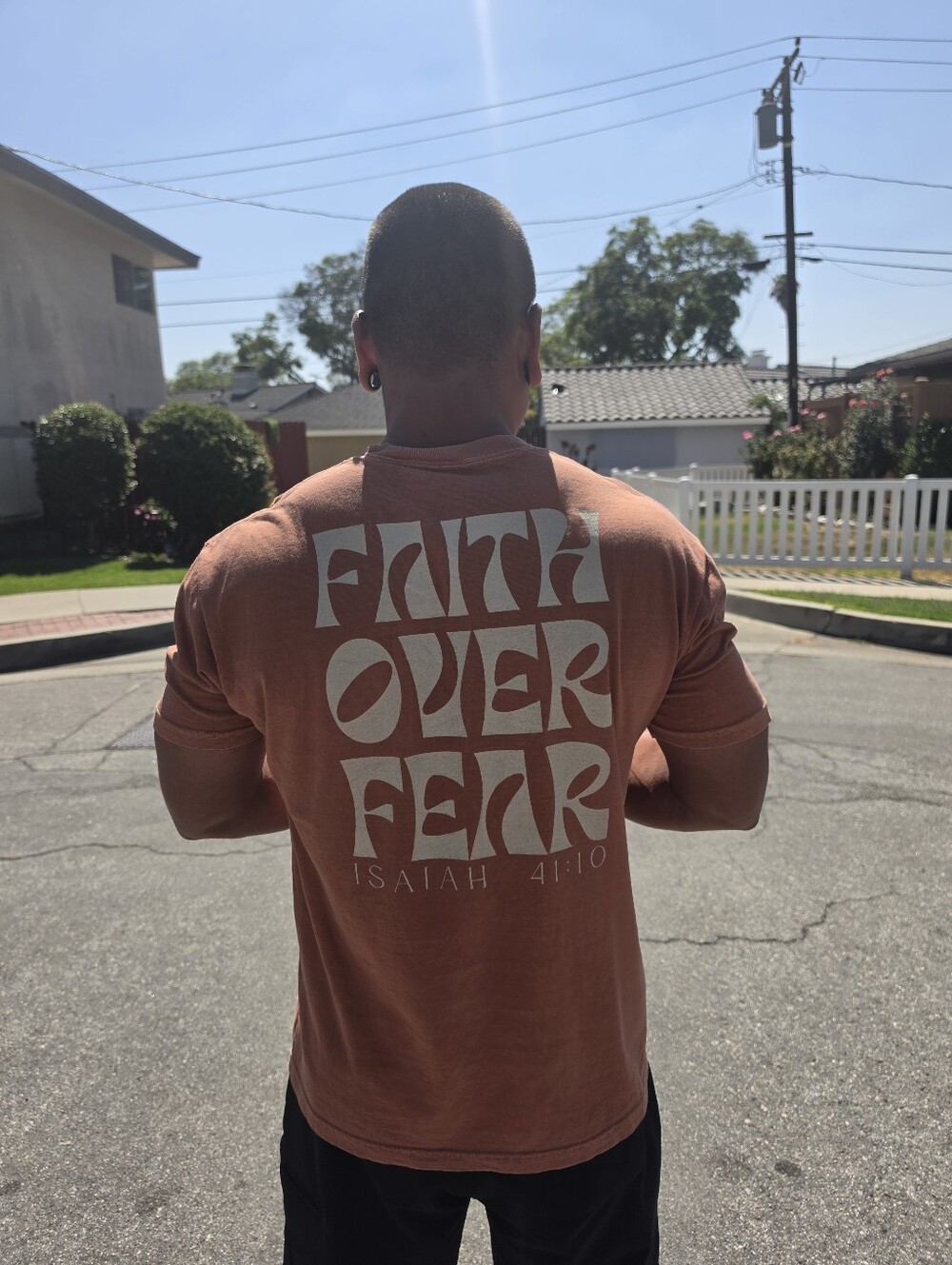 Faith Over Fear T Shirt